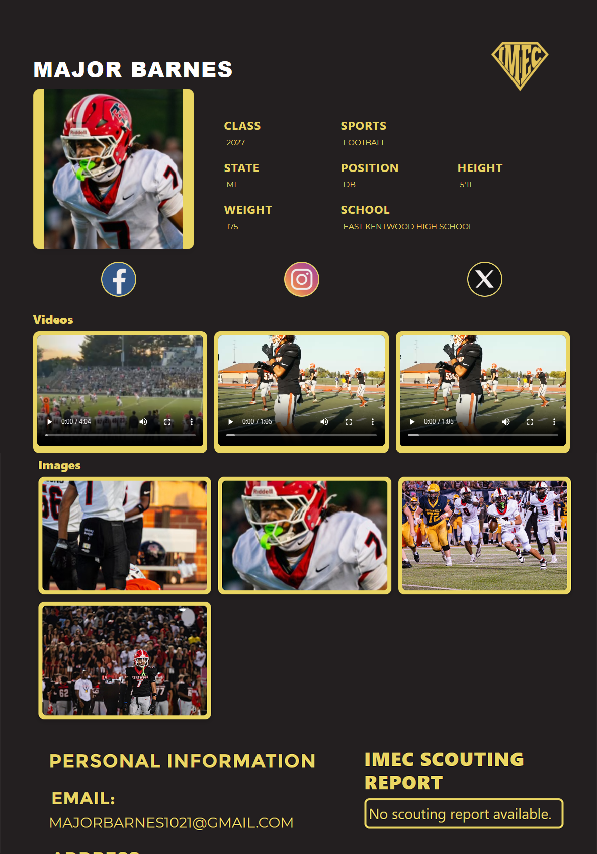 Athletes View UI